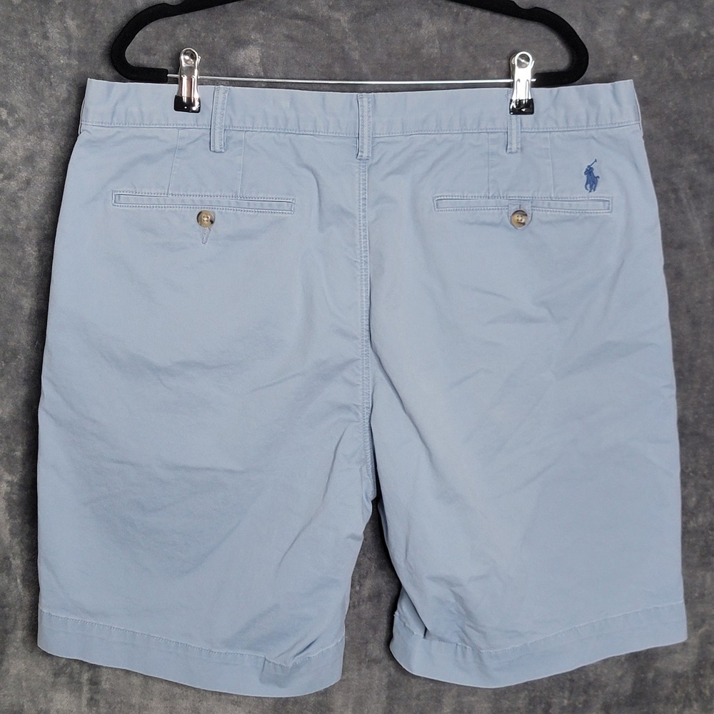 Polo Ralph Lauren Chino Shorts Mens 38 Blue Grey Green Stretch Bundle Preppy Dad - Picture 4 of 16